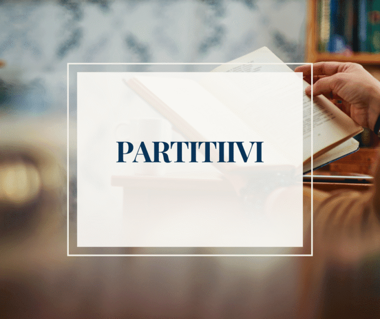 Partitiivi – fiński przypadek wyrażający cząstkowość.