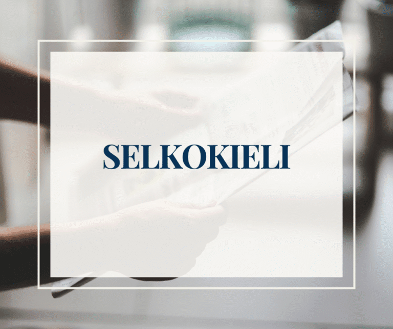 Selkokieli – uproszczony fiński